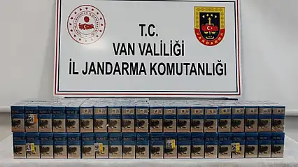 Van'da kaçak sigara ele geçirildi
