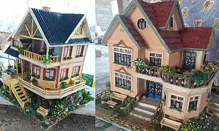 Atıklarla sanata, sanatla umuda: Aziz Harmancı engelleri aşıyor