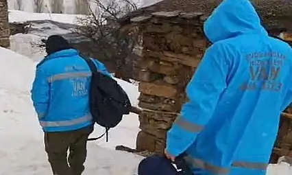 Bahçesaray'da evde sağlık hizmeti