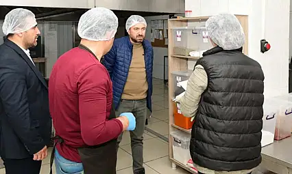 Çatak'ta eğitim kurumlarında gıda güvenliği denetimi yapıldı