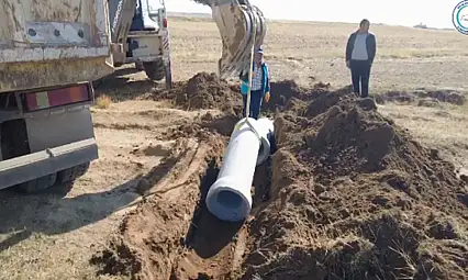 Derimevi Mahallesi'nde altyapı ve yol çalışması