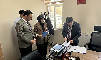Kaymakam Rahmi Bulut'tan sosyal hizmetler müdürlüğüne denetim