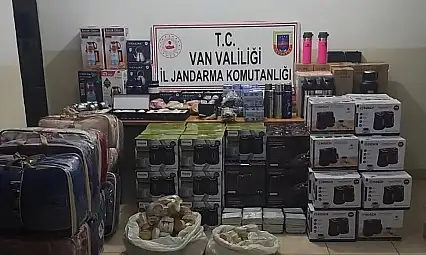Van'da gümrük kaçağı malzeme ele geçirildi