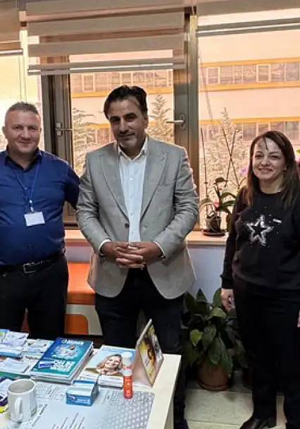 Sarıkaya'dan poliklinik hekimlerine moral ziyareti