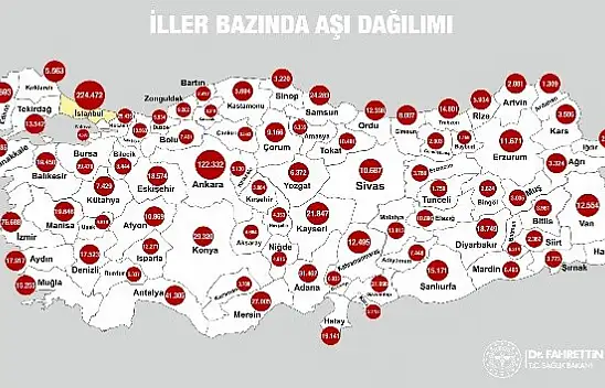 Van'da kaç kişiye aşı yapıldı?