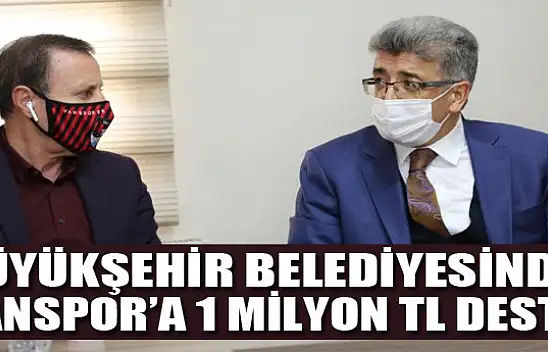 Büyükşehir Belediyesinden Vanspor'a 1 milyon TL destek