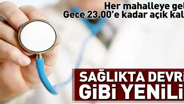 Her mahalleye mini hastane 