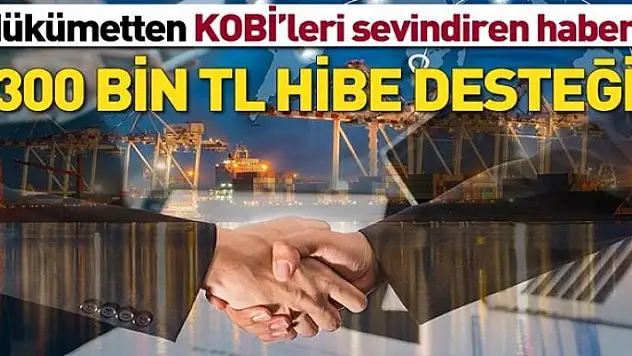 Hükümetten KOBİ'lere destek açıklaması 