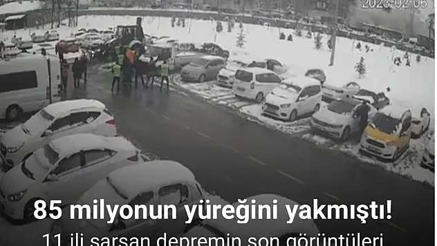 11 ili sarsan depremin son görüntüleri