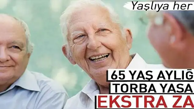 Yaşlıya her ay 543 lira 