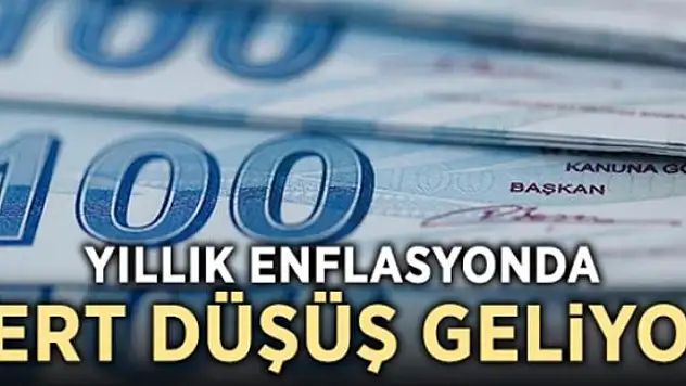 Ekonomide sevindiren gelişme! Yıllık enflasyonda sert düşüş geliyor 