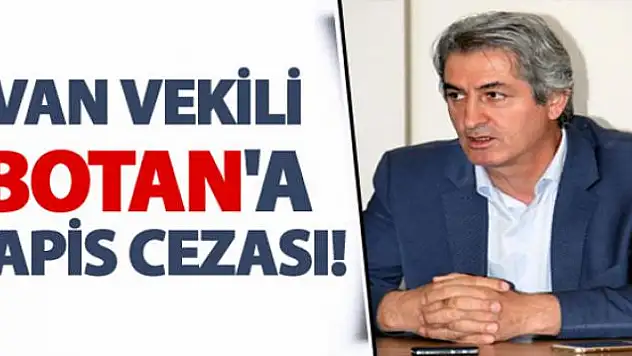 HDP Van Milletvekili Botan'a hapis istemi