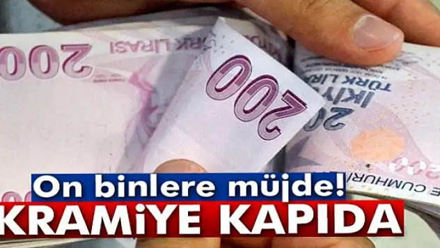 Emekliye 10 bin lira ek ikramiye