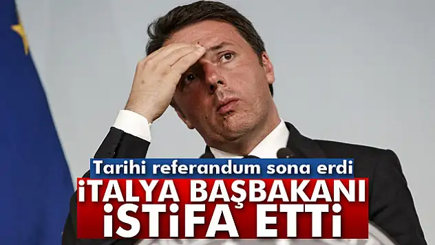 Başbakan Renzi istifa etti