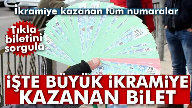 Milli Piyango 2017 çekiliş sonuçlar