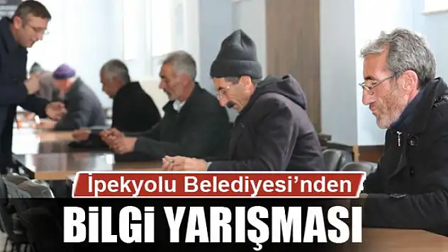 İpekyolu'nda mahalleler arası bilgi yarışması
