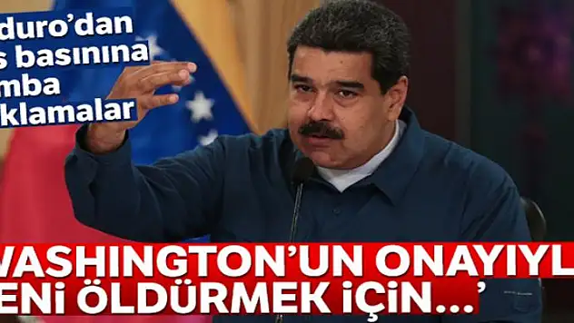 Maduro'dan Kolombiya'ya suçlama