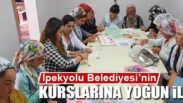 İpekyolu Belediyesi'nin yaz kurslarına yoğun ilgi