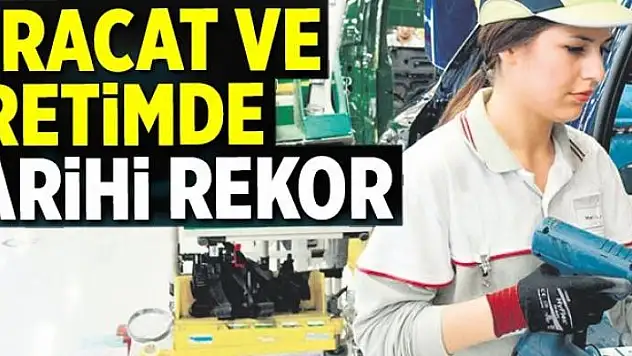 Otomotiv ihracatında tarihi rekor 