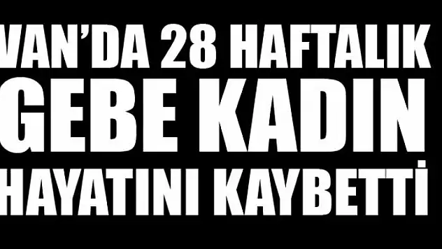28 haftalık gebe kadın hayatını kaybetti