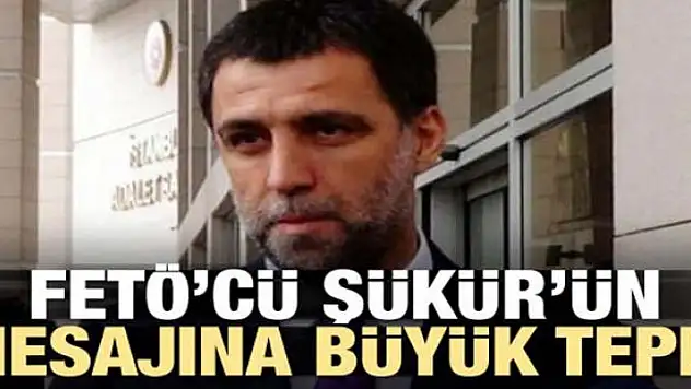 FETÖ firarisi Hakan Şükür'ün mesajına büyük tepki