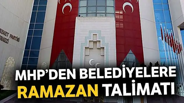 65 yaş üstüne MHP'den iftar ve kumanya