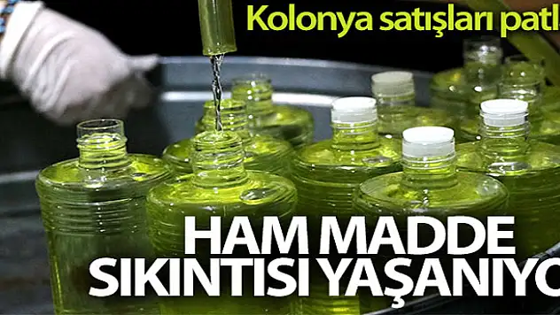 Kolonyacılar ham madde sıkıntısı yaşıyor