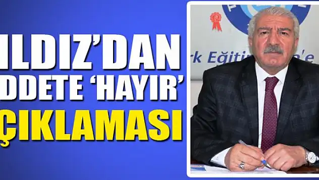 Türk Eğitim-Sen'den şiddete 'hayır' 