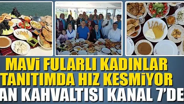 'Mavi Fularlılar' Van kahvaltı kültürünü tanıttı