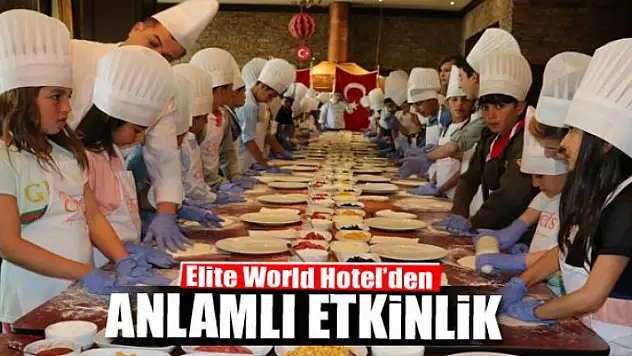 23 Nisan'da pizza yapıp gönüllerince eğlendiler 