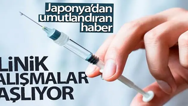 Japonya'da Kovid-19 aşısına yönelik klinik çalışmalar başlıyor