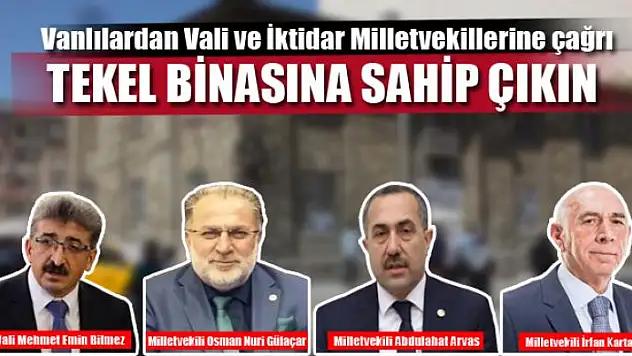 TEKEL BİNASINA SAHİP ÇIKIN