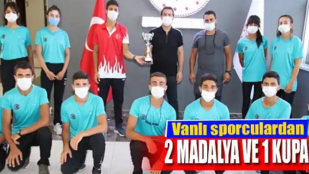 Vanlı sporculardan 2 madalya ve 1 kupa