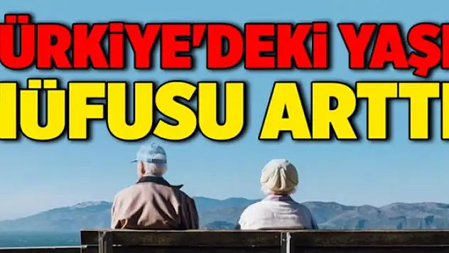 Türkiye'deki yaşlı nüfusu arttı