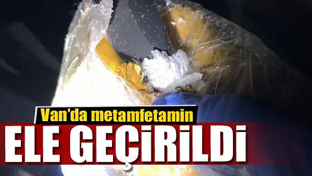 Van'da bir otomobilde 2 kilo 770 gram metamfetamin ele geçirildi 