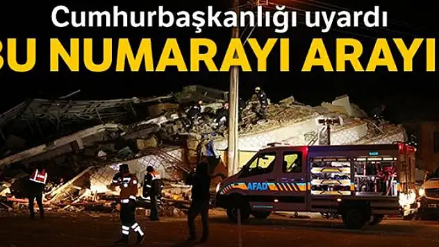 Cumhurbaşkanlığı, deprem yardımları açıklaması yaptı