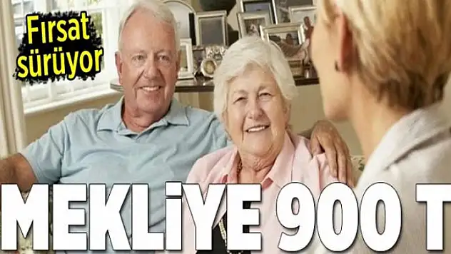 Yeni emekliye 900 TL  