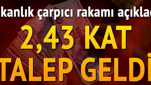 Hazine ve Maliye Bakanlığından VDMK açıklaması: 2,43 kat talep geldi