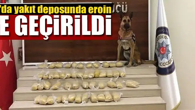 Van'da yakıt deposunda 26 kilo eroin ele geçirildi