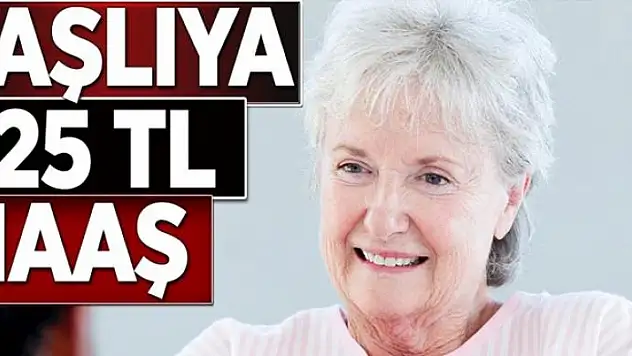 Yaşlıya 825 TL maaş 