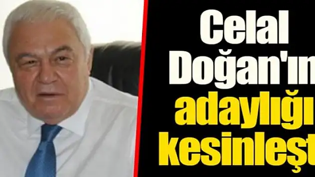 Celal Doğan DSP'den adaylığını açıkladı