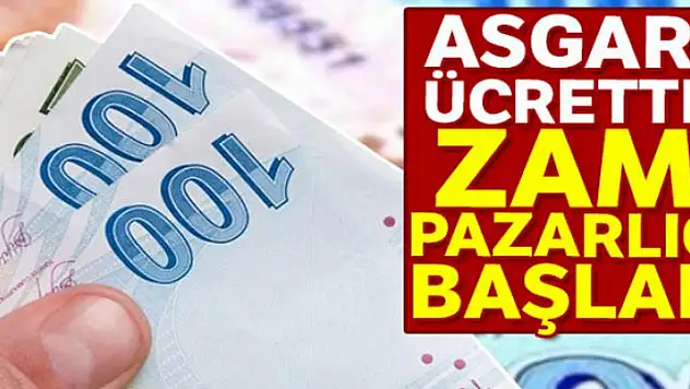 Asgari ücrette zam pazarlığı başladı