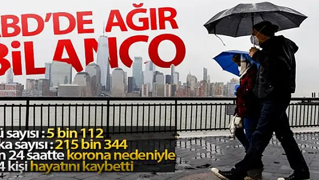 ABD'de korona virüsünden ölenlerin sayısı 5 bini geçti