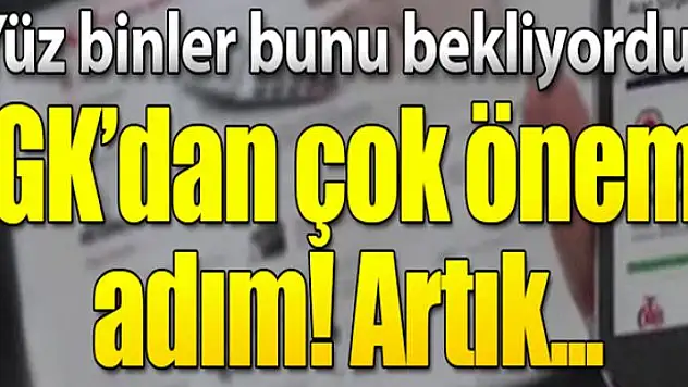 Yüz binlerce kişiye iyi haber! Artık e-Devlet'ten yapılacak...