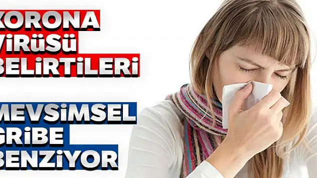 Corona virüsü belirtileri gribe benziyor