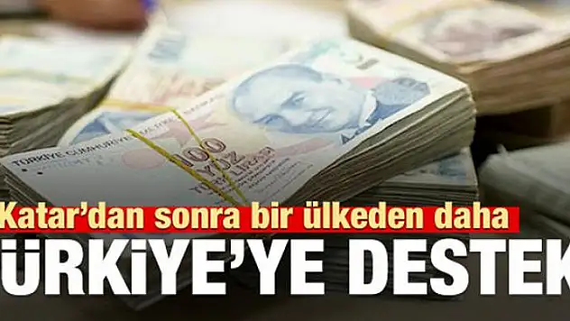 Bir ülkeden daha Türkiye'ye TL desteği