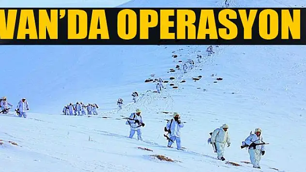 Van'da terör operasyonu 