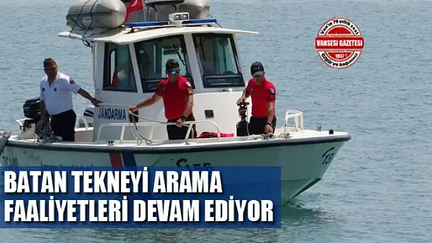 Batan tekneyi arama faaliyetleri üç koldan devam ediyor