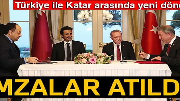 Türkiye-Katar arasında iki protokol imzalandı