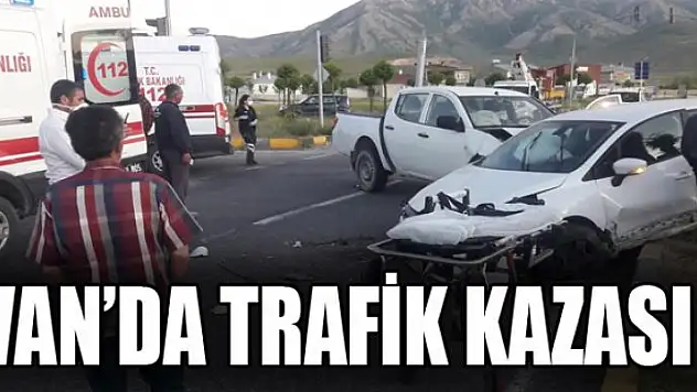 Van'da trafik kazası